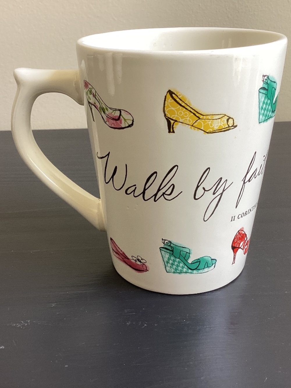 Day SpringBlade Ceramic Coffee Mug “Walk by faith. Corinthians 5:7 EUC